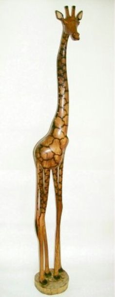 Giraffe Statue For Home Decor I Own This And Named Her Mukwa Wood Giraffe From South Africa