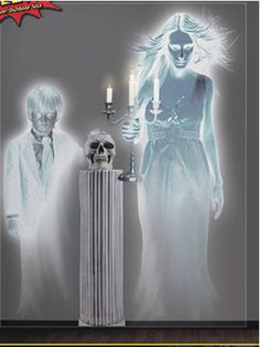 haunt any wall home party office ghosts family past halloween decoration scene settersspirit