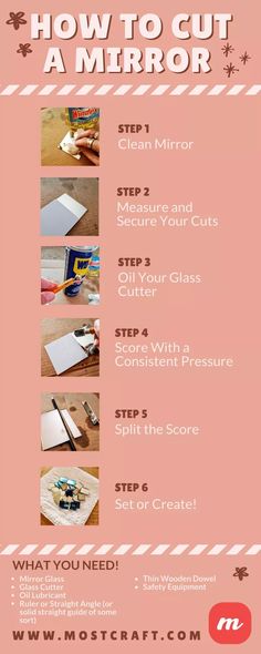 25 Glass Craft Ideas In 2021 Crafts Cutter 25 Glass Craft Ideas In 2021, How To Cut A Mirror Without Glass Cutter At Home