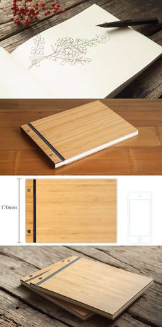 Wooden Accessories Company Wooden Tie Clips with Laser Engraved Atom Bond Design Cherry Wood Tie Bar Engraved in The USA