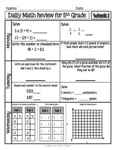 best warm ups math images school teaching ideas teaching math th grade daily math spiral review week freebie full math teaching