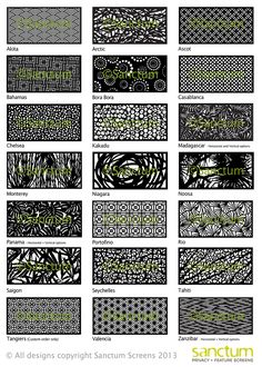 Metal Privacy Screen aluminum panels for privacy screen? -- could be beautiful accent Metal Privacy Screen aluminum panels for privacy screen? -- could be beautiful accent