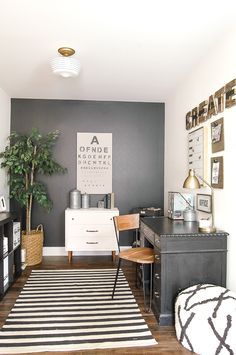 design plan free giveaway a trendy glam home office designed w