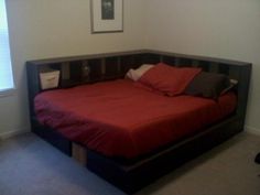 Corner Bed Headboard design your own upholstered daybed with these tips | corner beds Corner Bed Headboard design your own upholstered daybed with these tips | corner beds