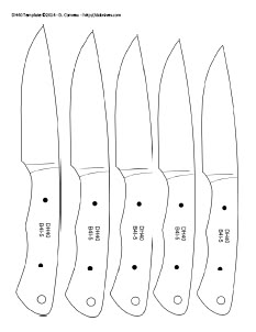 D Comeau Custom Knives Diy Knifemaker S Info Center Knife Patterns Plasma Ideas Messer Chopper Knife Template