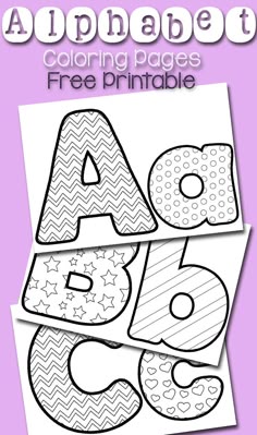 Free Alphabet Coloring Pages