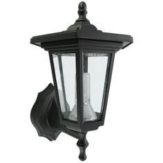 Buy Smart Solar Seville Lantern Outdoor Light - Black at Argos.co.uk - Your Online Shop for Wall ...