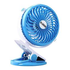 BLUBOON 5 Mini Desk Fans USB Powered Small Table Fan 2 Speeds Personal Fan for Laptop//Notebook//Home//Office Metal, Quietness, Black