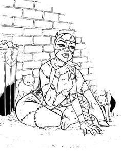 Catwoman Coloring Pages | Printable Injustice Gods Among Us Catwoman ... Catwoman Coloring Pages | Printable Injustice Gods Among Us Catwoman ...