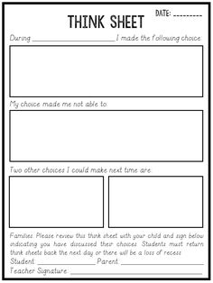 think sheets to save
