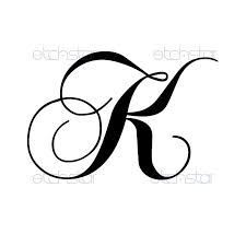 chopin letter monogram k custom ipod macbook blackberry laptop script letter k