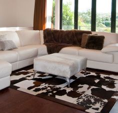 Dark Grey Speckle Cowhide Ottoman From Gorgeous Creatures With Cowhide Ottomans On Gorgeous Creatures Showroom Stock Is Available As Well Fully Custom Ottoman Furniture Beautiful Nz Made Cow Skin