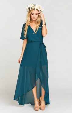 135 Best Pretty Dresses Images On Pinterest In 2018 Green Wedding Bridal Shower Bachelorette Party Attire Teal Bridesmaid Dresses Dress For Wedding Maxi