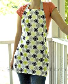 DIY Reversible Apron #DIY #apron