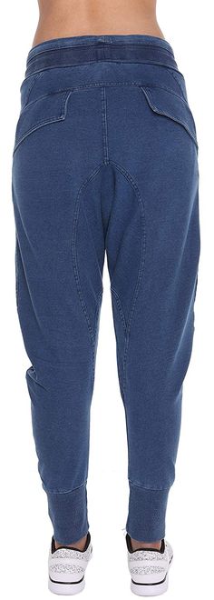 Poetic Justice Curvy Women/'s White French Terry Gold Zippers Jogger Pants