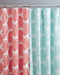 AVALON CORAL MINT Shower Curtain | Coral shower curtains, Coral ... AVALON CORAL MINT Shower Curtain | Coral shower curtains, Coral ...