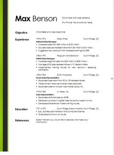 85 best resume template images on pinterest resume template free