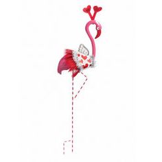 Glamingos Costume for Plastic Lawn Flamingos by Silvestri Bride Costume