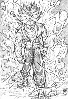 Dragon Ball Z Ausmalbilder Malvorlagen Zeichnung druckbare n 78