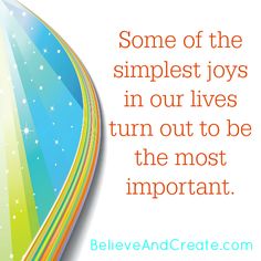 Simple Joys Can Be The Most Important Joy Visit Our Blog Inspirational