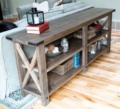 Why I Ditched Pottery Barn For Diy Furniture Can Make In My Diy Rustic Console Table Made From Free Step By Plans