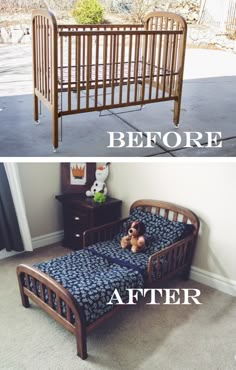 That old crib was what I slept in as a baby, and so did all of my siblings. Of course crib safety has changed since then and I couldn't pass this down to my own kids without completely changing it. Co Переделанная Мебель, Мебель Из Фанеры, Мебель Для Спальни, Полы Из Фанеры, Мебель Из Поддонов, Винтажная Мебель, Расписная Мебель, Реставрация Мебели, Реставрация Старой Мебели