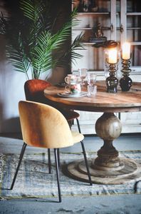 Natur Trend Design Vintage Rundt Spisebord 120 cm Dorothea Rundt spisebord 120 cm Dorothea.no