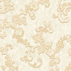 Cream Beige Damask Wallpaper Shimmer Villa Borghese Luxury Heavyweight Grandeco