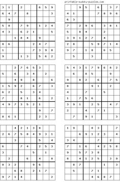 summary download of 20 pages of sudoku puzzles for kids that