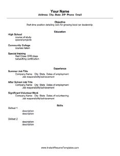 no work history resume template with no work sample resumes for students with no work experience