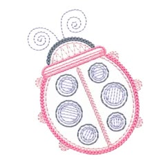 Free Embroidery Design: Chainstitch Ladybug • I Sew Free Embroidery Stitches