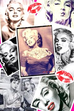 MARILYN MONROE COLLAGE MONTAGE CANVAS PRINTS WALL ART DECORATION PICTURES PHOTOS