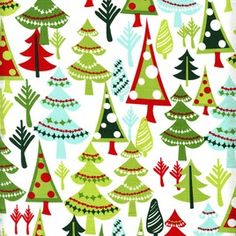 CHRISTMAS DOT ALLOVER FABRIC