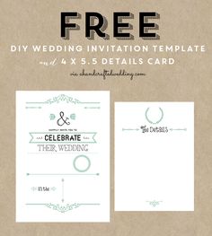 221 best wedding invitation templates free to print images home