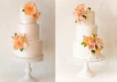 Peach Wedding Cakes By Yummy Cupcakes And Sydney Peach Wedding Cakes By Yummy Cupcakes And Sydney