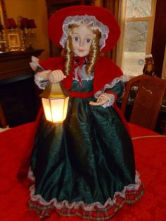 animated telco motionette motion ette christmas victorian doll vintage 1990s - Animated Christmas Dolls animated telco motionette motion ette christmas victorian doll vintage 1990s - Animated Christmas Dolls