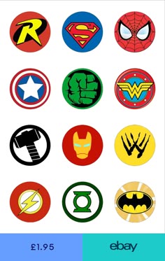 escudos de superheroes logos