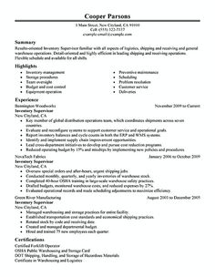 inventory supervisor warehouse and production inventory manager resume to apply inventory manager you should pay attention to few things