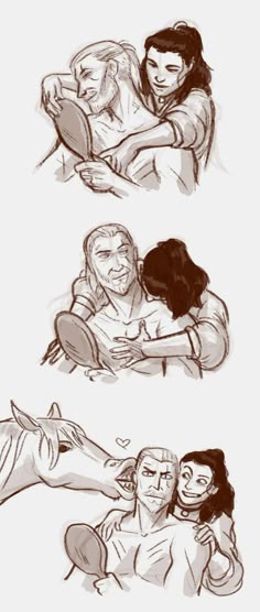 this is my latest piece of fan art for the witcher 3 i think this remember when we could talk to roach in this one quest line during blood and wine the witcher