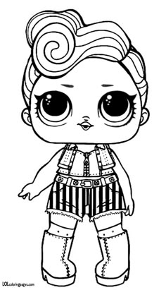 90+ LOL Dolls Coloring Pages ideas | lol dolls, coloring pages, coloring books