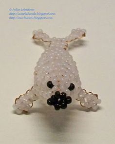 Beading for beginners: sea calf in 3-D beading
