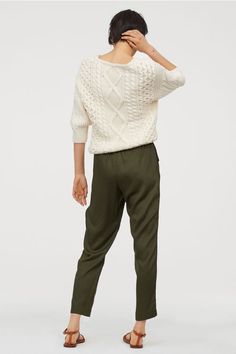 Neue Sammlungen Bootcut Hose, 78 Länge, Jacquard Damen Neue Sammlungen Bootcut Hose, 78 Länge, Jacquard Damen