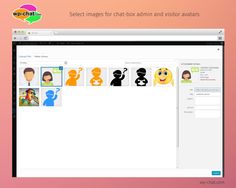 to display admin avatar and user avatar in chatbox check show