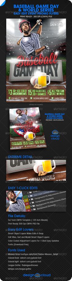 Baseball Game Flyer Template Flyer template, Baseball games and - baseball flyer Baseball Game Flyer Template Flyer template, Baseball games and - baseball flyer