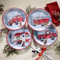 Holiday Time Christmas Camper and Red Truck Sweet Treat Cookie Nesting Container Set Pack of 3 Holiday Time Christmas Camper and Red Truck Sweet Treat Cookie Nesting Container Set Pack of 3