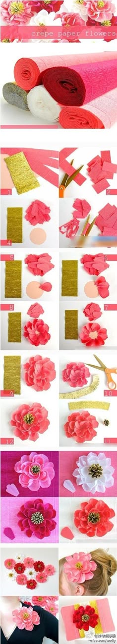Inspirational Monday Do It Yourself Diy Flower Series Crepe Paper Tutorial Inspirational Monday Do It Yourself Diy Flower Series Crepe Paper Tutorial