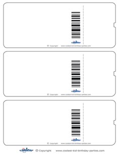 ticket stub template