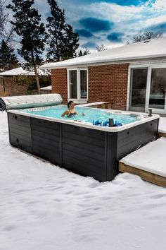 120 Swim Spa Install Ideas In 2021 Swim Spa Pool Hot Tub Spa