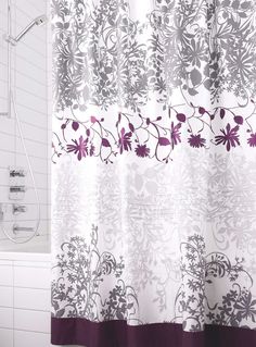 Bathroom Decorating Ideas, Romantic Gray-Purple Color Combination ... Bathroom Decorating Ideas, Romantic Gray-Purple Color Combination ...