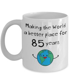 Mothers Day Fathers Day Gift Mug Making The World A Better Place Since 1936 Mothers Day Fathers Day Gift Mug Making The World A Better Place Since 1936